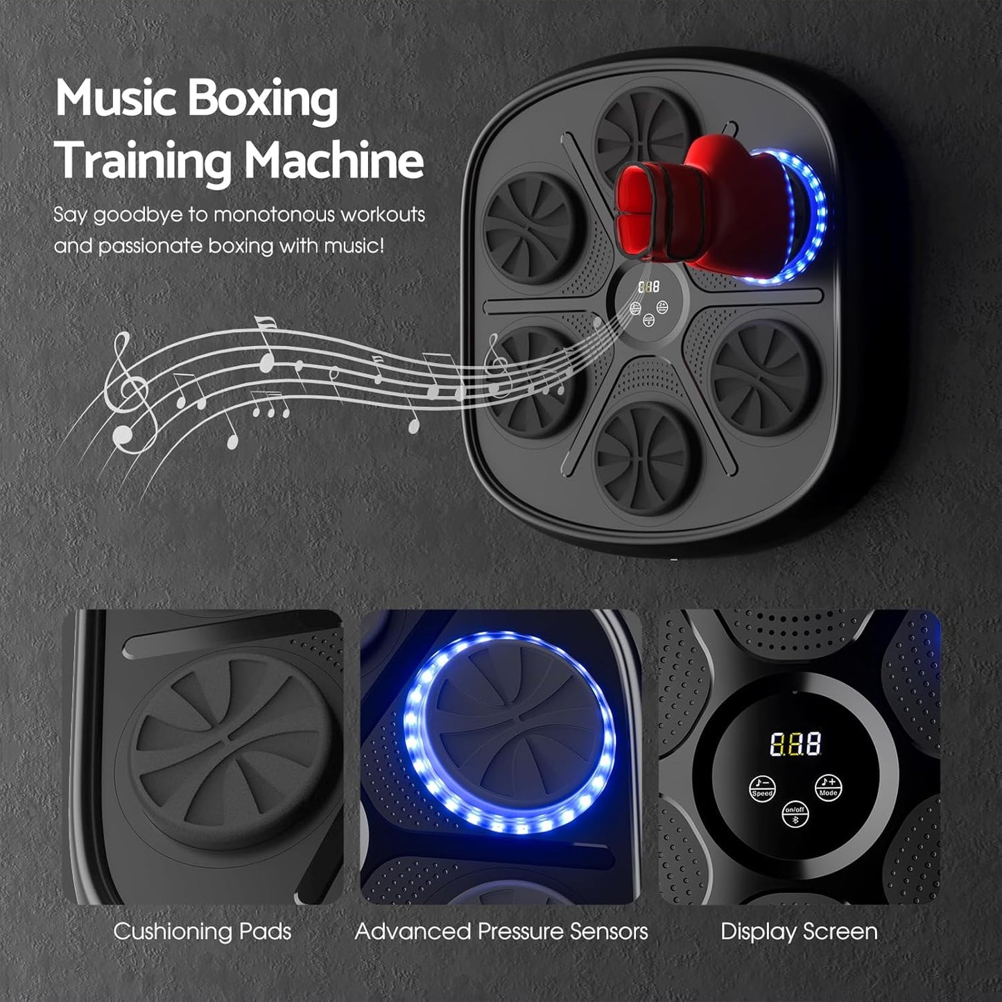 Smart Bluetooth Boxing Trainer with Gloves