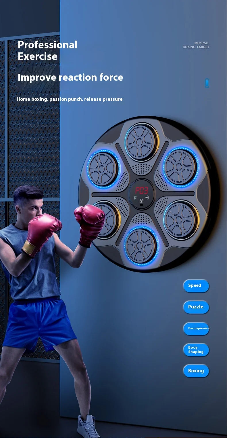 Smart Bluetooth Boxing Trainer with Gloves